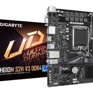 Carte Mère GIGABYTE H610M S2H V3 DDR4 | Socket LGA 1700 | Intel Core 12, 13 & 14e Gén | HDMI / 2xDP / VGA