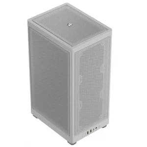 Boîtier PC Corsair 2000D AIRFLOW | Format Small Form Factor (SFF) | Mini-ITX | Blanc | Flux d'air optimisé
