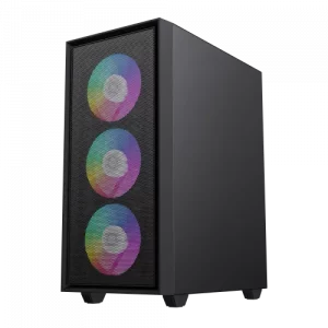 Boîtier PC Gaming GameMax Storm | Format Micro-ATX | Châssis Compact | Design Flux d'air Optimisé