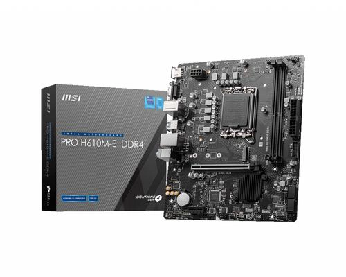 Carte Mère MSI PRO H610M-E DDR4 | Socket LGA 1700 | Micro-ATX | Intel 12/13/14e Gén | HDMI & VGA | NVMe PCIe 4.0