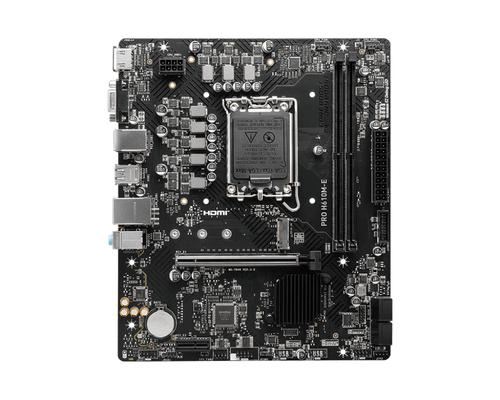 Carte Mère MSI PRO H610M-E DDR5 | Socket LGA 1700 | Micro-ATX | Intel 12/13/14e Gén | HDMI & VGA | NVMe PCIe 4.0 – Image 2