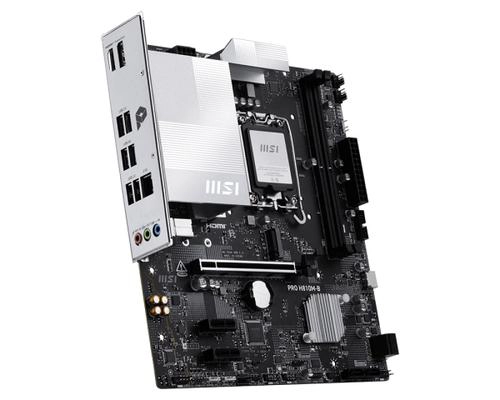 Carte Mère MSI PRO H810M-B | Socket LGA 1851 | 2x DDR5 | Micro-ATX | Intel Core Ultra 200 | HDMI & DisplayPort | NVMe PCIe 4.0 – Image 3